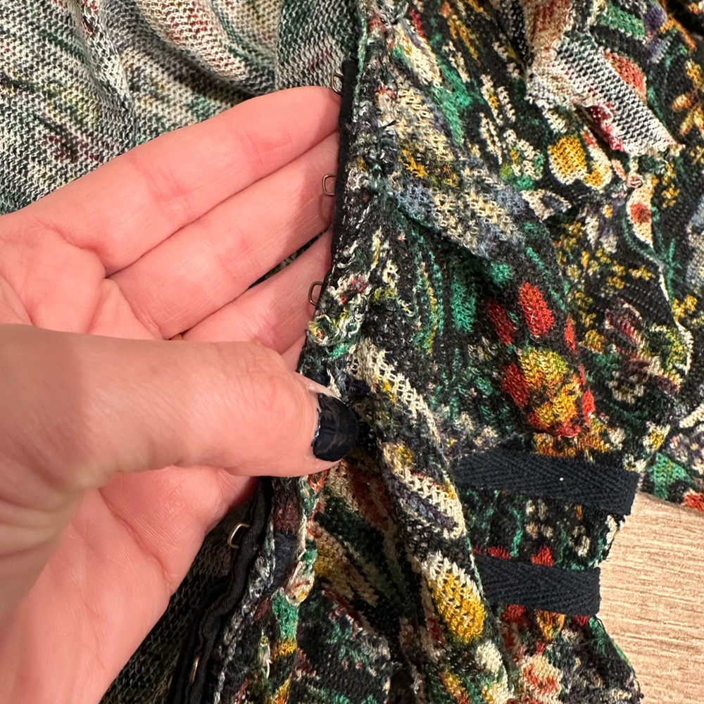 Free People Multicolor Floral Ruffle Top - Picture 4 of 6
